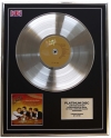 WESTLIFE /LTD EDITION CD PLATINUM DISC/RECORD/ ...ALLOW US TO BE FRANK