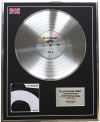 ED SHEERAN /LTD EDITION CD PLATINUM DISC/RECORD/ NO.6 COLLABORATIONS PROJECT