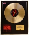 AC/DC /LTD. EDITION CD GOLD DISC/RECORD/ POWER UP