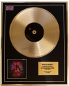 LADY GAGA /LTD. EDITION CD GOLD DISC/RECORD/ CHROMATICA