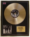 QUEEN & ADAM LAMBERT /LTD. EDITION CD GOLD DISC/RECORD/ LIVE AROUND THE WORLD