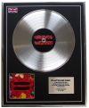 ED SHEERAN /LTD EDITION CD PLATINUM DISC/RECORD/ = EQUALS