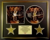 AC/DC/CD DISPLAY/ LIMITED EDITION/COA/STIFF UPPER LIP