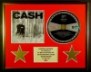JOHNNY CASH/CD DISPLAY/LIMITED EDITION/COA/ UNCHAINED