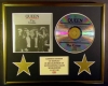 QUEEN/CD DISPLAY/LIMITED EDITION/COA/THE GAME