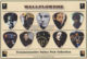 WALLFLOWERS/COMMEMORATIVE GUITAR PICK COLLECTION